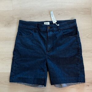 Ripton & Co Jorts Dark Blue Denim Shorts with railroad back pocket